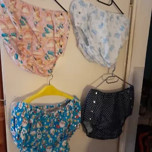 Windel Knopf oder Schlupfhose Innen Weich PVC Inkontinenz AB DL Größe XXL - Bild 1 von 5