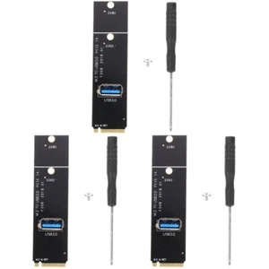 3 Pieces Riser-Karte PCIe-Adapterkarte Erweiterungskartenadapter - Bild 1 von 12