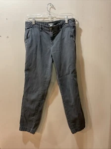 J Crew Factory Womens Sunwashed Slim Chino Pants Gray Size 2 Style F3176 - Picture 1 of 4