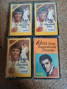 ELVIS! His Greatest Hits 3 Cassettes W/Bonus Sings Inspirational Favorites NEW - Picture 1 of 6