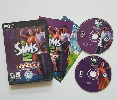 The Sims 2 Nightlife PC Games Expansion Pack 2005 Complete - Image 1 of 2