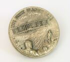 VTG BEAUTIFUL STERLING SILVER LONGINES WRIGHT BROTHERS 1903 FIRST FLIGHT COIN !