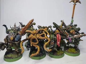 Warhammer 40k Caos Marines Espaciales/Poseído X 9 Personalizado Flocado y Pintado - Imagen 1 de 15