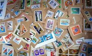 MONGOLIA COMMEMORATIVE STAMPS on paper mixture/kiloware 7 oz.(200 grams) - Picture 1 of 1