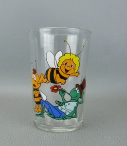 Verre moutarde vintage dessin animés Maya l'Abeille Apollo Film TF1 1981. - Picture 1 of 2