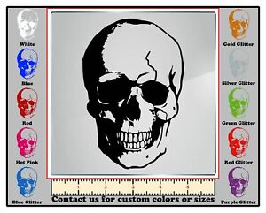 DecalDoggy - Scary Halloween Skull Vinyl Decal Car / Wall