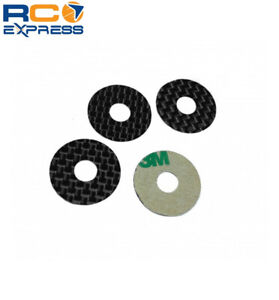 1 UP adhesive backed Carbon Fiber Body Washers 0.8 inch OD 1UP10401