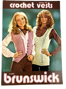 Chalecos de ganchillo Brunswick volumen 797 chalecos para mujer hombre y niño de colección - Imagen 1 de 5