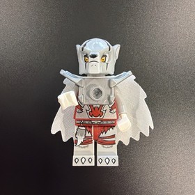 Lego Chima Minifigure - Worriz w/ Origanal Cape - Wolf/2 Face