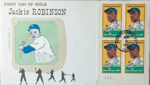 Land's End 2016 21Z Jackie Robinson Baseball Plattenblock - Bild 1 von 1