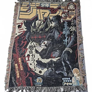 Settimanale Salto Nero Trifoglio Anime Arazzo Lancio Coperta Accogliente Decorazione Casa Manga - Foto 1 di 14