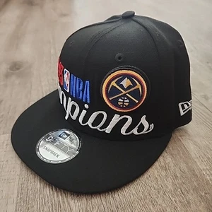 Denver Nuggets New Era 2023 NBA Finals Champions Cap Snapback Hat 9FIFTY - Picture 1 of 6