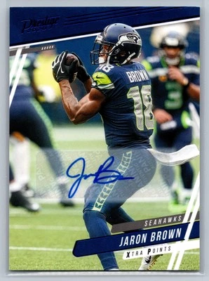 2020 Panini Prestige #169 Jaron Brown Xtra Points Signatures - Image 1 of 2