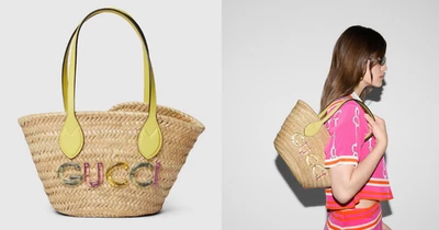 Bolso de Mano Gucci Mini Paja con Logo GUCCI - NUEVO CON ETIQUETAS 782381 Foto 1 de 4