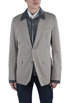 Blazer Dolce & Gabbana masculino bege com jaqueta embutida tamanho EUA P M G XL - Imagem 1 de 4