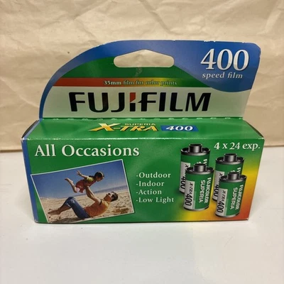 Fujifilm Superia X-TRA 400 35mm Film -4 Pack (XTRA400) EXP 2015 New Sealed - Image 1 of 4