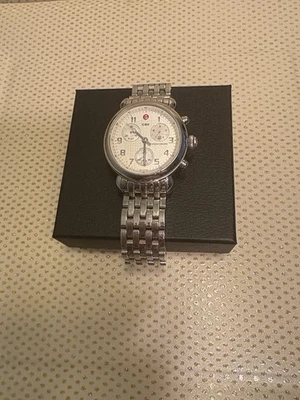 MICHELE CSX CX39 CHRONOGRAPH Stainless Steel Band Watch  for women MW03D00A0025 - Image 1 of 4