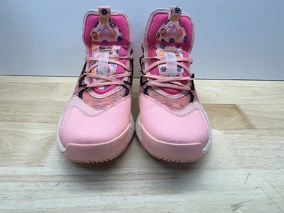 Adidas Pro Boost Low “Day Of The Dead” Basketball Shoes. Size 7 Pink - Image 1 of 4