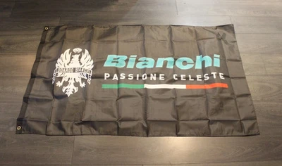 Bianchi Bicicletas Bandera Italiana Ciclismo Bicicleta Tienda Ciclista Ventilador 3x5 ft Foto 1 de 4