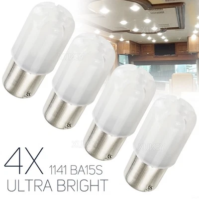 4 Stück 12V BA15S 1156 LED Lampe – Bremslicht, Blinkerlicht, Rücklicht (R5 SMD) - Bild 1 von 4
