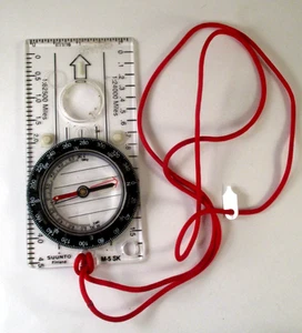 SUUNTO Finland M-5 SK SOLAR NAVIGATION HIKING PROTRACTOR COMPASS - Picture 1 of 8