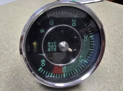 USED ORIGINAL GENUINE VDO PORSCHE 356B 6K TACHOMETER 5000 REDLINE 1600S 1960-63 - Image 1 of 4