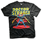 Doctor Strange Distressed Marvel Classic Comic Männer Mens T-Shirt Schwarz Black