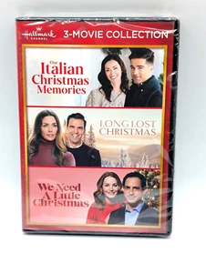 Hallmark 3-Movie DVD Set Italian Christmas Long Lost We Need a Little Christmas - Imagen 1 de 10