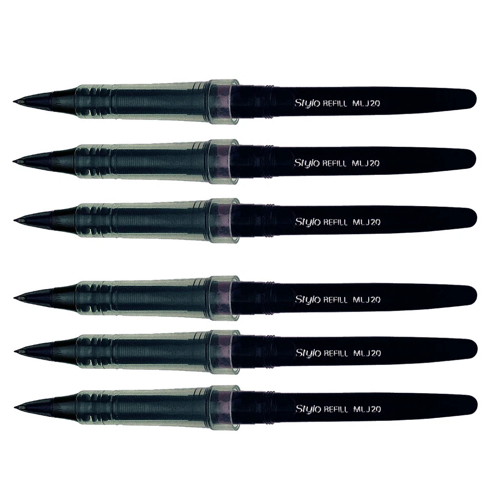 Pentel MLJ20 6 Stück Ersatzmine für Tradio Stylo Federschreiber Nachfüllpatrone  - Bild 1 von 1