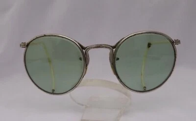 Gafas de seguridad vintage American Optics 21 lentes verdes completas Foto 1 de 4