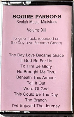 SQUIRE PARSONS SONG TRACKS VOLUME  XIII  Series Beulah Music Ministries Cassette - Image 1 of 4