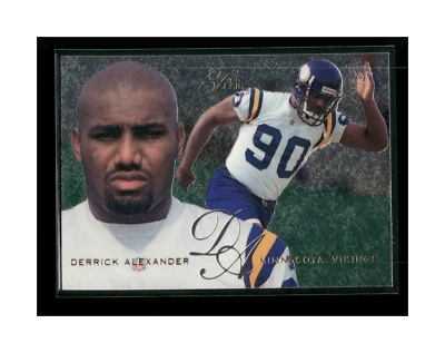 1995 Flair Football Card #114 Derrick Alexander DE Rookie - Image 1 of 2