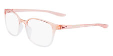 Nike Women Sunglasses 7026 682 Washed Coral Fade Rectangle 52-18-140
