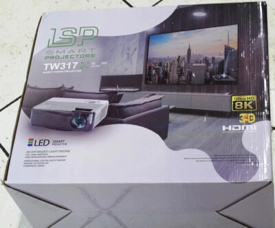 Proyector inteligente LSP TW317 HDMI 8K con proyector digital TW72B tamaño de pantalla 72̋ Foto 1 de 4