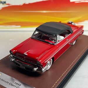 1/43 GLM 1955 Lincoln Capri Convertible Closed top Red GLM101904 F