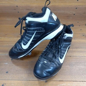 Nike Air Max Mens Diamond Elite Mid Mid Baseball Cleats Sz 11.5 Black 467983-011 - Picture 1 of 8