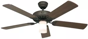 Ceiling Fan Lamp with Pull Cord Classic Royal 132 CM Braun/Walnut - Picture 1 of 1