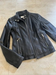 Michael Kors Leather Jacket - Picture 1 of 4
