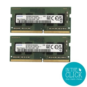 Samsung 8GB RAM Kit 2x4GB M471A5244CB0-CWE DDR4 SDRAM SO-DIMM - Picture 1 of 2