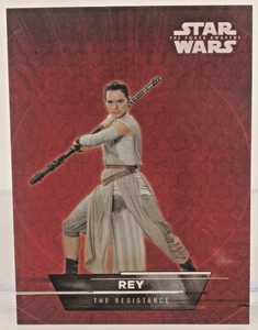 Tarjeta adhesiva 2015 Topps Star Wars The Force Awakens Rey #12 - Imagen 1 de 2