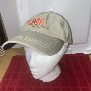 Cappello CNN Baghdad adulto strapback kaki ricamato baseball papà berretto giornalismo - Foto 1 di 8