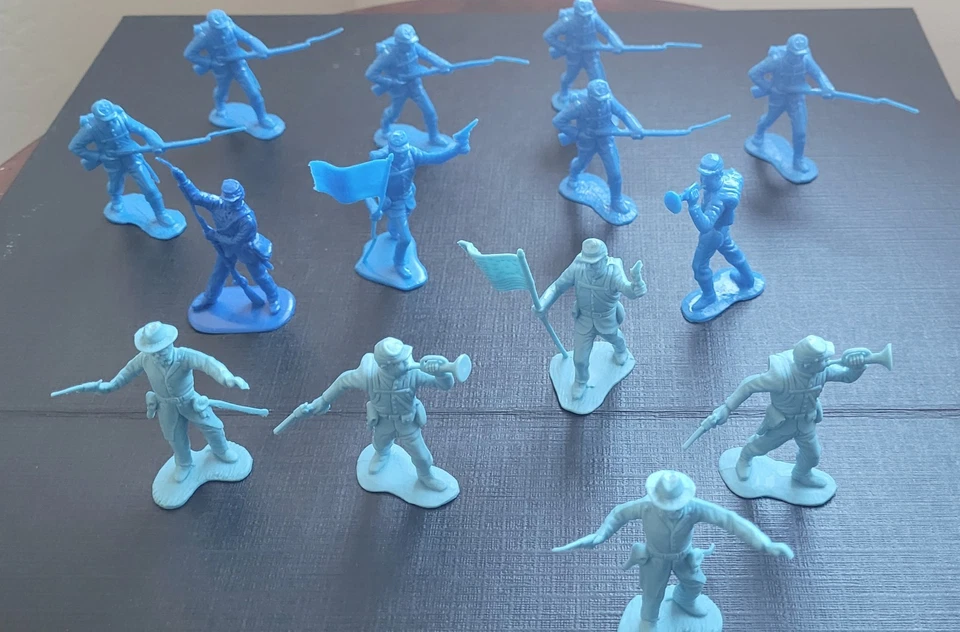 马克思内战联盟步兵 54 毫米塑料 14 件套 — 第 1/1 张图片