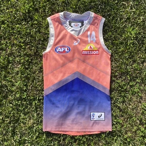 AFL Player Worn Training Guernsey Jersey Jumper Player Issue Rhylee West Bulldog - Picture 1 of 11