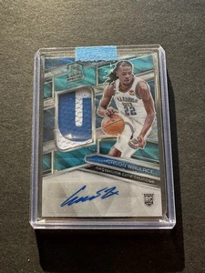 2023-24 Spectra Cason Wallace #227 RC Rookie Patch Auto RPA Blue Wave /20 - Picture 1 of 2