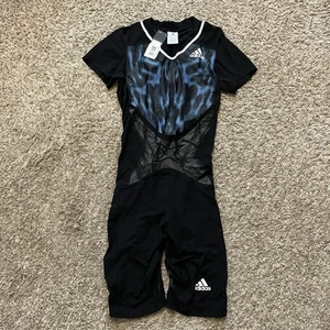 NEW $120 Adidas Adizero Powerweb Short Sleeve Sprint Speed Running Suit Large - Picture 1 of 8