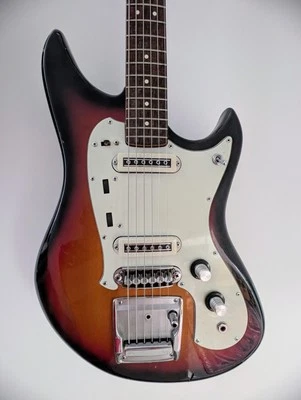 Vintage YAMAHA Electric Guitar Sunburst Series 2S/SG-2 Made in 1966 - Image 1 of 4