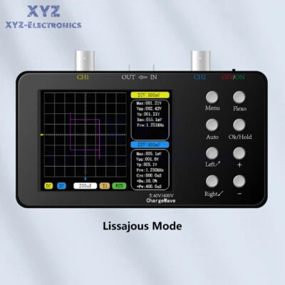3.2 inch LCD Digital Oscilloscope Bandwidth 10MHZ Dual Channel Signal Generator - Image 1 of 4