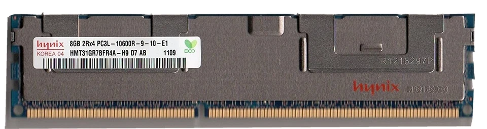 Memorie HMT31GR7BFR4A-H9 D7 AB 8GB 1333MHz PC3L-10600R-9 DDR3 1.35V REG - Immagine 1 di 1