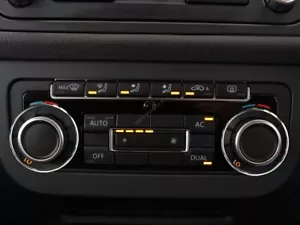 Fits VW Golf mk5 5 6 7 Plus Polished Aluminum Rings for Heating Control Panel x2 - Foto 1 di 8