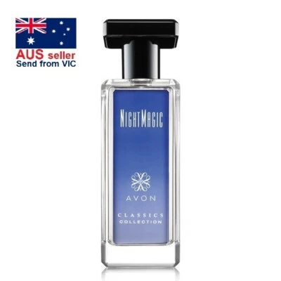 Avon Night Magic Cologne Spray 50ml FREE SHIPPING Perfume *New Look* new in box - image 1 of 4